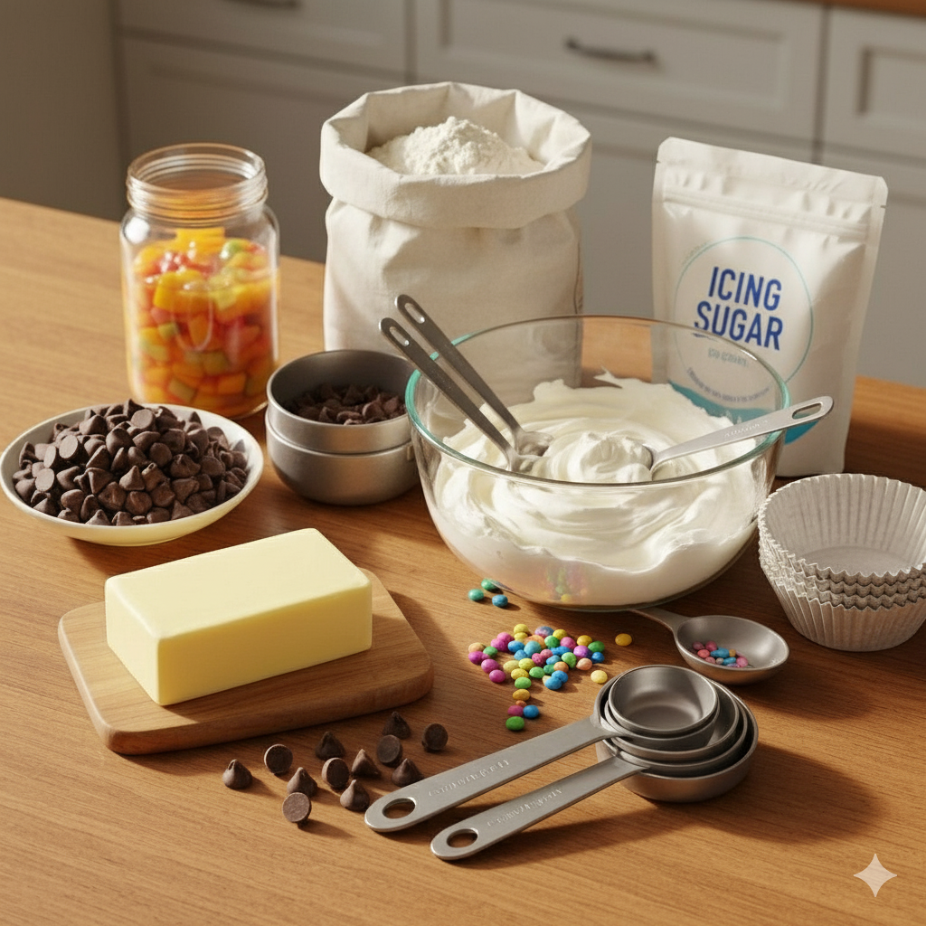 Baking supplies and ingredients